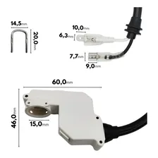 Pressostato Auto Stop Total Microswitch Para Lavadora Wap 5100 Fw006956 Foto mini 3