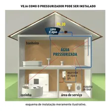 Pressurizador De Água Lorenzetti Pl20 350w Foto mini  2