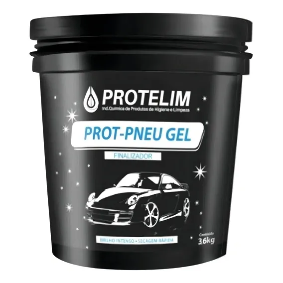 Pretinho Pneu Gel 3,6k Protelim Efeito Baba Longa Duração Foto 1