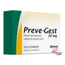 Preve-gest Anticoncepcional 20mg 12 Comprimidos Biovet Foto mini 1