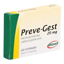 Preve-gest Anticoncepcional 20mg 12 Comprimidos Biovet Foto mini 3