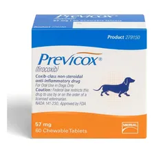 Previcox 57 Mg Cães Pote 60 Comprimidos - Merial Foto mini 1