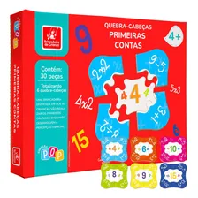 Primeiras Contas Quebra Cabeça Educativo Pedagógico Foto  mini 1