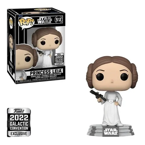 Princess Leia 512 Exclusivo Pop Funko Star Wars Foto 1