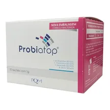 Probiatop Suplemento Simbiótico Com 15 Sachês De 1g Cada Unidad FQM Foto  mini 1