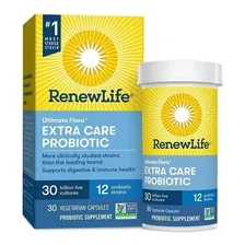 Probiotico Renew Life Extra Care 30 Bilhoes - 30 Caps - Eua Foto mini 1