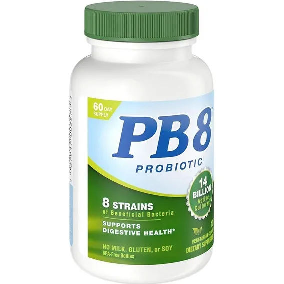 Probiótico Vegetariano Pb8 14 Bilhões Nutrition Now 120 Cap Foto 1