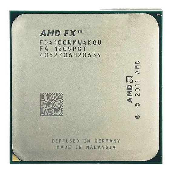 Processador de CPU sem ventoinha Hegem Amd Fx4100 Fx4100 Fx 4100 de 3,6 Ghz Quad-core Quad-thread FD4100WMW4kgu Socket Am3+ Foto 1