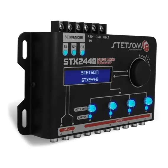 Processador Equalizador Stetsom Stx2448 C/ Sequenciador Foto 1