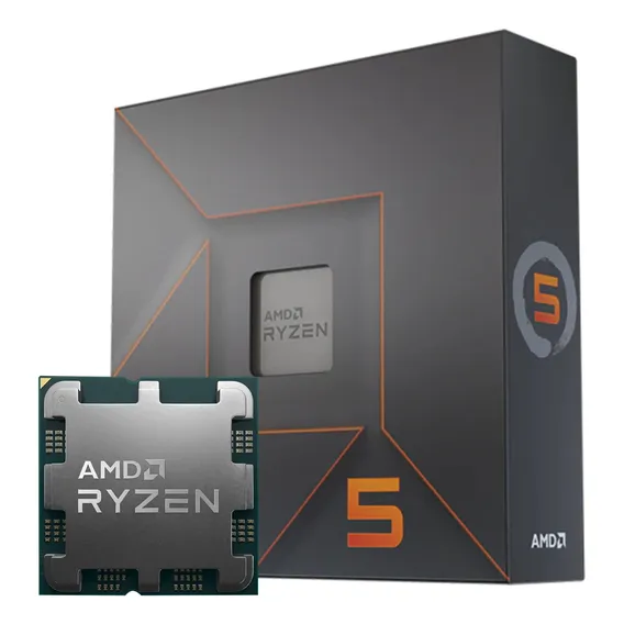 Processador gamer AMD Ryzen 5 Ryzen 5 7600X Ryzen 5 7600x de 6 núcleos e com gráfica integrada Foto 1