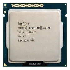 Processador gamer Intel Pentium G2020 CM00 de 2 nĂșcleos e 2.9GHz de frequĂȘncia com grĂĄfica integrada Foto mini 1