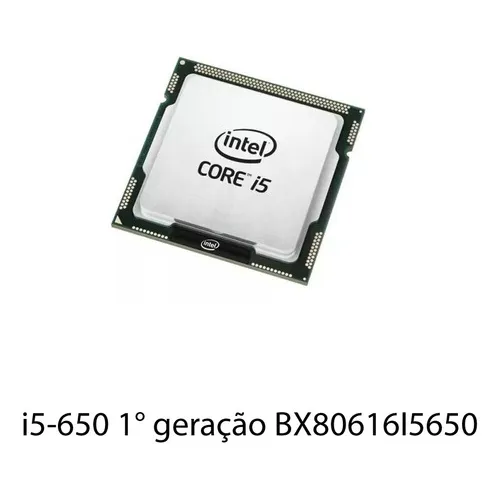 Processador Intel Core I5-650 Primeira Geração 1156 Foto 1