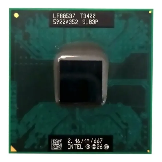 Processador Intel Dual Core Pentium T3400 2.16ghz Pga478 Foto 1
