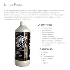 Produto Limpa Fossa Caixa De Gordura Esgoto Etaniz 1litro Foto mini 3
