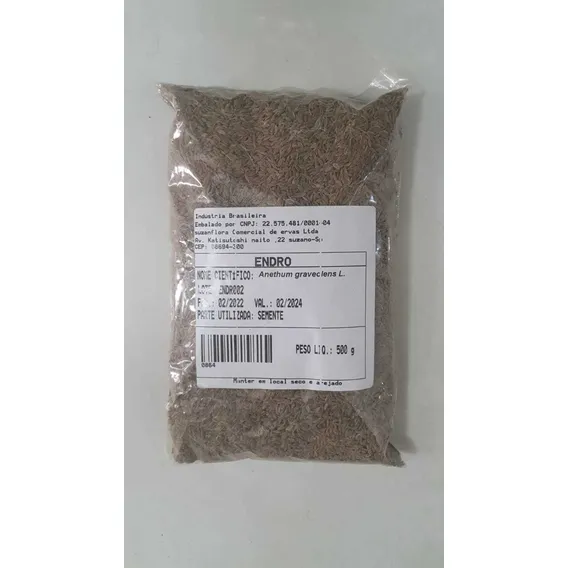 Produto Natural Endro Em Semente 500g 100%natural Foto 1