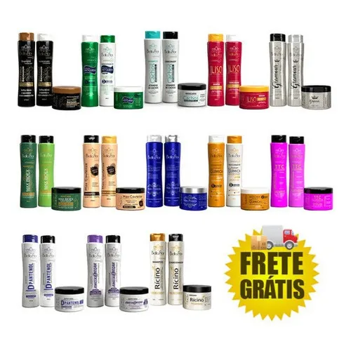 Produtos De Cabelo Atacado 5 Kits = 15 Produtos Profissional Foto 1