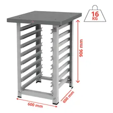 Progás Suporte Mesa Apoio Progas Para Forno Prp 004 Desmontável Inox Foto mini 2