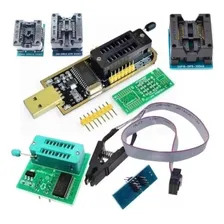 Programador Gravador Usb De Eprom Bios Ch341a e Adaptadores Foto mini 1