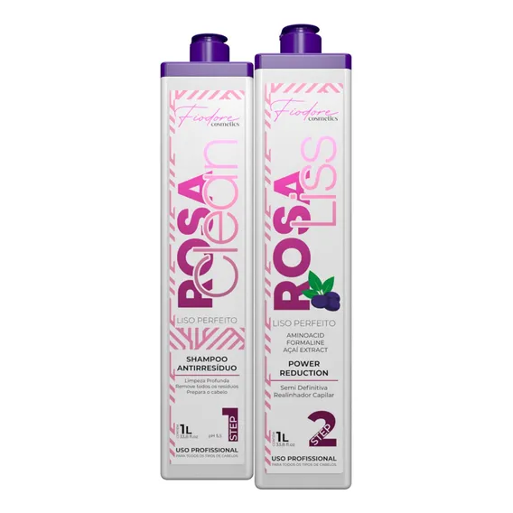 Progressiva Alisamento Térmico Profissional 2x1000ml Foto 1