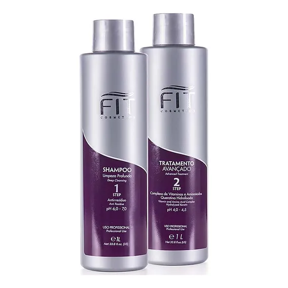 Progressiva Fit Cosmetics Tratamento Avançado 1l Shampoo 1l Foto 1