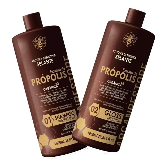 Progressiva Organica Produtos Cabelo Tratamento Propolis Foto 1
