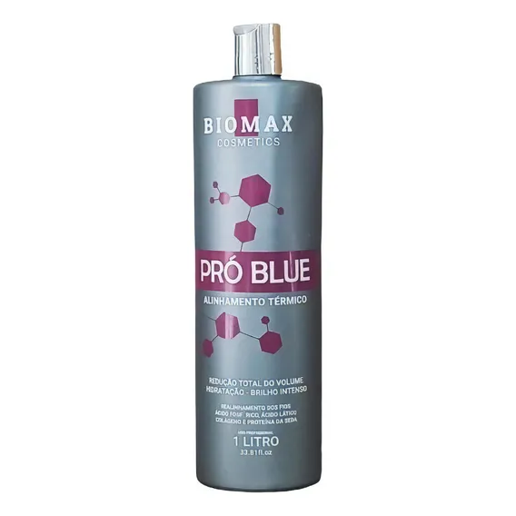 Progressiva S/ Formol Pr贸 Blue 1l- 100% Original Biomax Foto 1