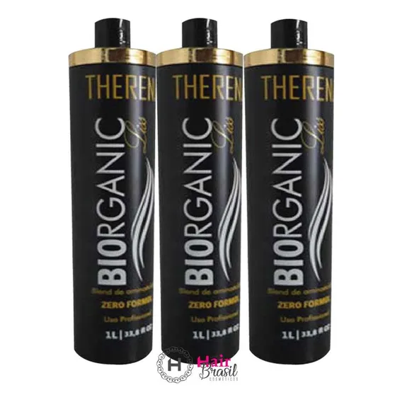 Progressiva Therena Biorganic On Pass Zero Formol - 3 Kits Foto 1