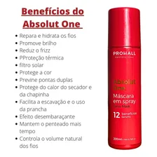Prohall Absolut One Máscara Em Spray 12 BenefĂcios Foto mini 2