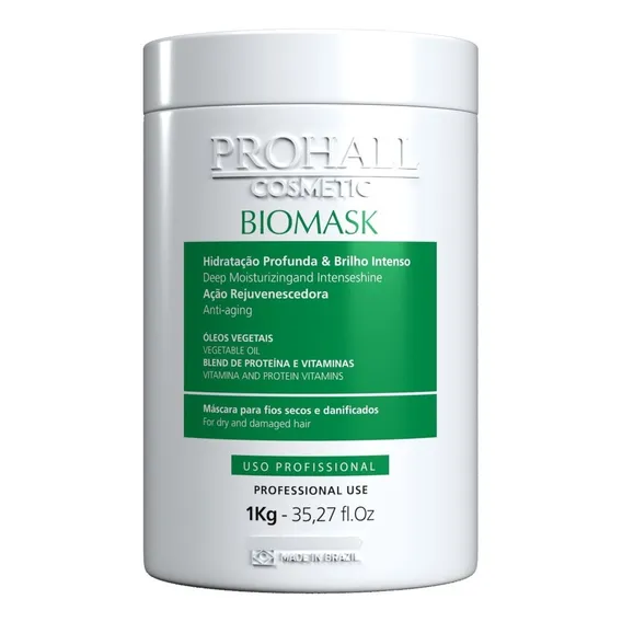Prohall Biomask 1kg Máscara Hidratante Efeito Teia Foto 1