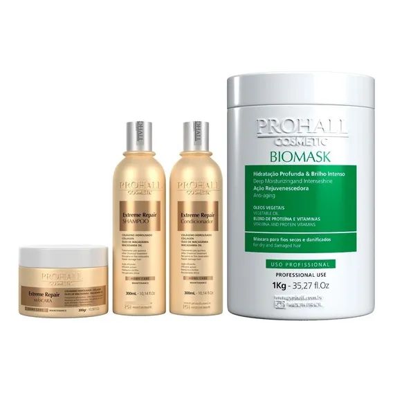 Prohall Kit Extreme Repair + Biomask 1kg Foto 1