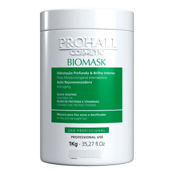Prohall Máscara Hidratante Biomask Explosão De Brilho 1kg Foto 1