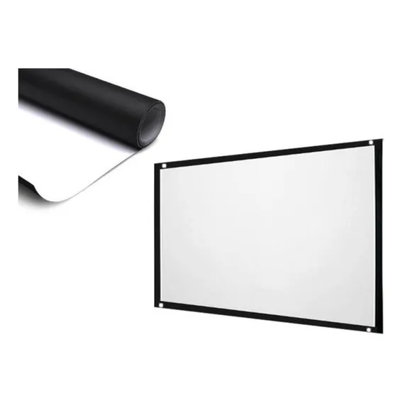 Projeção Cinema Em Casa Tela 100 Polegadas Dobrável Foto 1