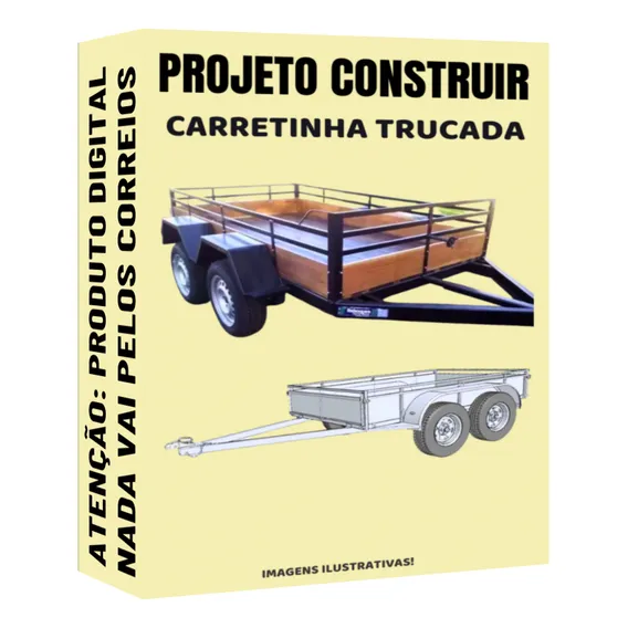 Projeto Carretinha Reboque 2 Eixos Pdf - Trucada P/ Carga Foto 1