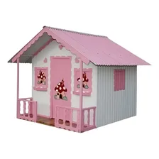 Projeto Casinha Boneca Madeira Pjt. Parquinho Cor Branco Foto mini 1