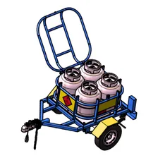 Projeto Construir Reboque De Carretinha Para Moto Gás Em Pdf Foto mini 1