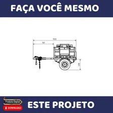 Projeto Construir Reboque De Carretinha Para Moto Gás Em Pdf Foto mini 3