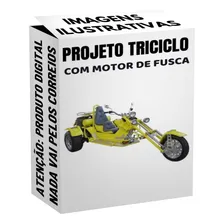 Projeto Detalhado Triciclo Motorizado Com Chassi De Fusca Foto  mini 1
