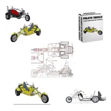 Projeto Detalhado Triciclo Motorizado Com Chassi De Fusca Foto mini 4