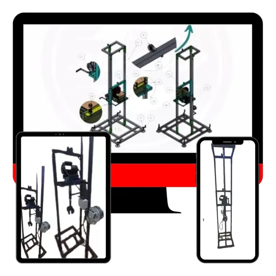 Projeto Máquina Furar Poços Artesianos Perfuratriz Em Pdf Foto 1