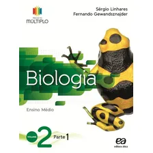 Projeto Multiplo - Biologia - Volume 2, de Linhares, Sérgio. Projeto múltiplo Editorial Somos Sistema de Ensino, capa mole em português, 2014 Foto  mini 1