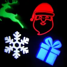 Projetor Natal Led Natalino Desenhos Laser Espeto Jardim Foto mini 2