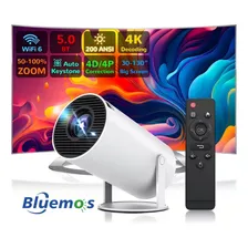 Projetor profissional Canon Projetor 8k Projetor Smart TV Mini projetor branco Bluemos Projetor Android portátil Bluemos Foto mini 1