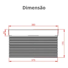 Prolongador Para Super Caixa Gordura 386x195 Mm DurÃn Foto mini 3