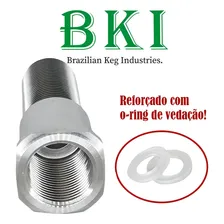 Prolongador Para Torneira De Chopp (5/8 - 90mm) - Inox 304 Foto mini 2