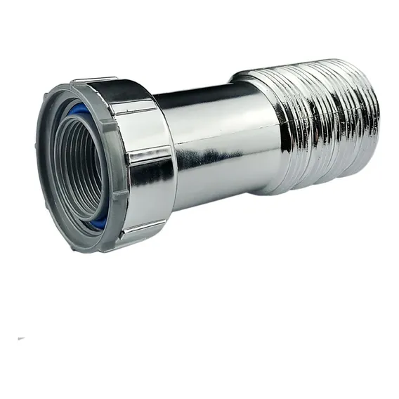 Prolongador Válvula Escoamento Metalizado Pia 100mm Blukit Foto 1