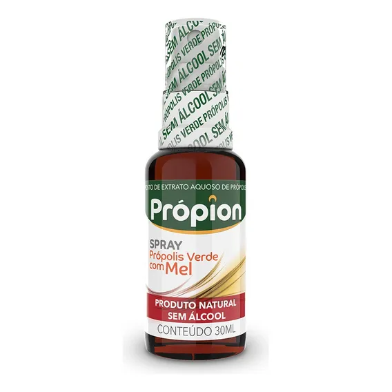 Própion Spray - Própolis Com Mel Sem Álcool (30ml) - Baldoni Foto 1
