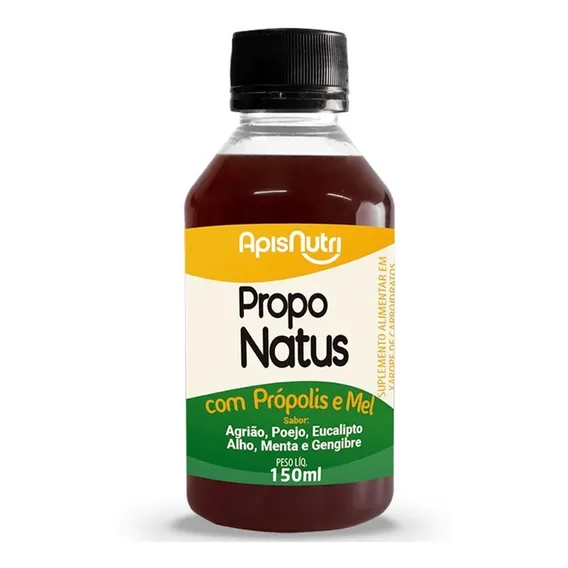 Propo Natus Pr贸polis E Mel Apisnutri Menta Gengibre 150 Foto 1
