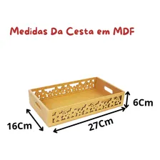 Propria Cesta de café da manhã cesta em mdf Foto mini 4