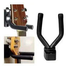 Propria Kit 03 Suporte Musical Parede Violão Cavaco Ukulele Guitarra Cor Preto Foto mini 3