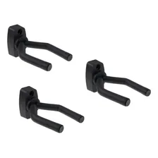 Propria Kit 03 Suporte Musical Parede Violão Cavaco Ukulele Guitarra Cor Preto Foto mini 1